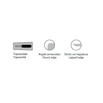 Gletiera Pavan Ancora, din inox, art 844/A, dimensiuni 240 x 100 x 0.6 mm