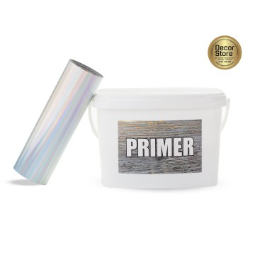 Kit foița de transfer Multicolor Argintie 25 mp + Adeziv 2 kg