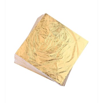 Foita aur imitatie 16x16 cm Set 100 buc