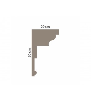 Profil cornişă PC306