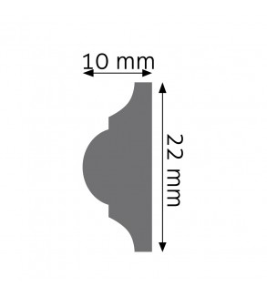 Brâu tablou duropolimer 2000x22x10 mm