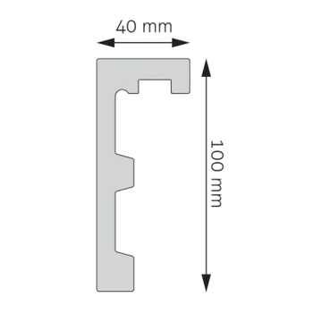 Galerie LED Albă Polimer Dur, LPCLK01