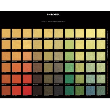 Vopsea decorativa, Loggia Industria Vernici, Dorotea Metallic Gold, 4 l