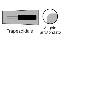Gletiera Pavan Ancora, din inox, art 840/IT, dimensiuni 240x100x0.6 mm